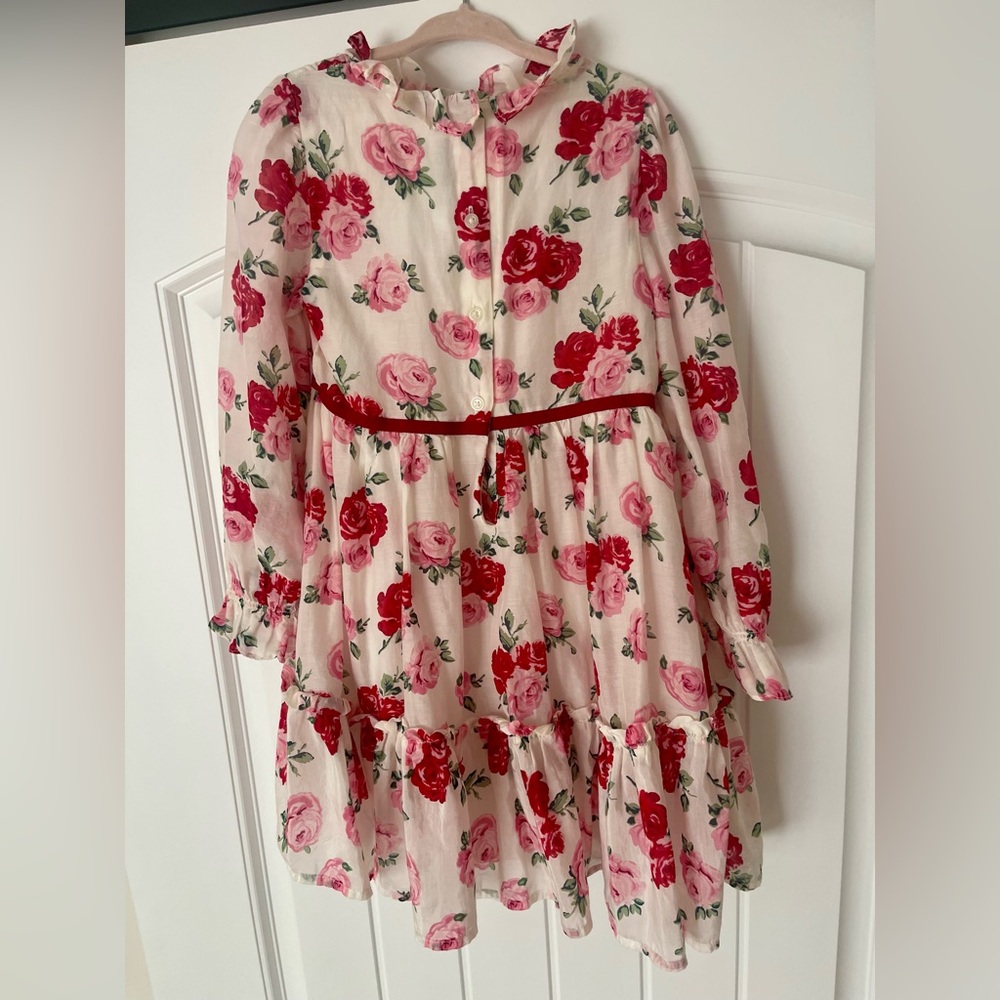 Janie and Jack Rose Ruffle Dress - Picture 3 of 6